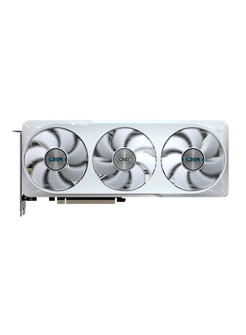 GIGABYTE - GeForce RTX 5070 EAGLE OC ICE SFF Graphics Card - 12GB GDDR7, 192-bit, 28Gbps, PCI-E 5.0, DLSS 4, WINDFORCE Cooling, RGB Lighting, 7680x4320 Resolution, 4 Multi-View, DisplayPort 2.1a x3, HDMI 2.1b x1, ATX Form Factor | GV-N5070EAGLEOC ICE-12GD White - Image 1
