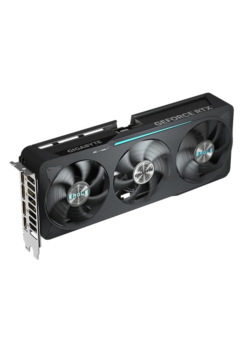 GIGABYTE GeForce RTX™ 5070 EAGLE OC SFF 12G Graphics Card - NVIDIA Blackwell, DLSS 4, 12GB GDDR7, 192-bit, 28Gbps, PCI-E 5.0, 7680x4320 Max Resolution, 4 Multi-View, WINDFORCE Cooling, Hawk Fan, Server-Grade Thermal Gel, RGB Lighting, ATX Form Factor, DisplayPort 2.1a x3, HDMI 2.1b x1, 16 Pin Power Connector | GV-N5070EAGLE OC-12GD Black - Image 2