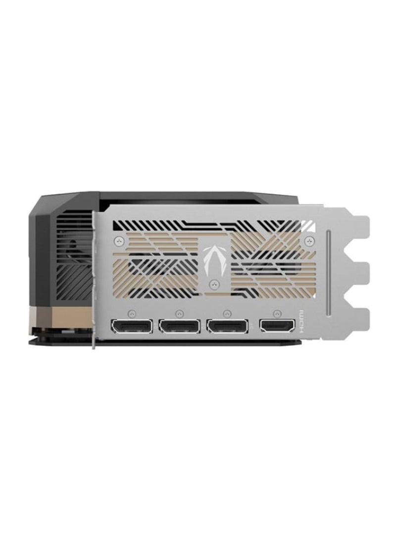 زوتاك GAMING GeForce RTX 5090 Graphics Card, 32GB GDDR7, 21,760 CUDA Cores, 2422 MHz, 512-bit Memory Bus, DLSS 4, IceStorm 3.0 Cooling, 4K 480Hz / 8K 165Hz, 575W Power Consumption, PCIe 5.0, SPECTRA 2.0 RGB, Dual BIOS, 1000W PSU Required, Quad Display, HDMI 2.1b, DisplayPort 2.1b | ZT-B50900J-10P Black  - Image 3