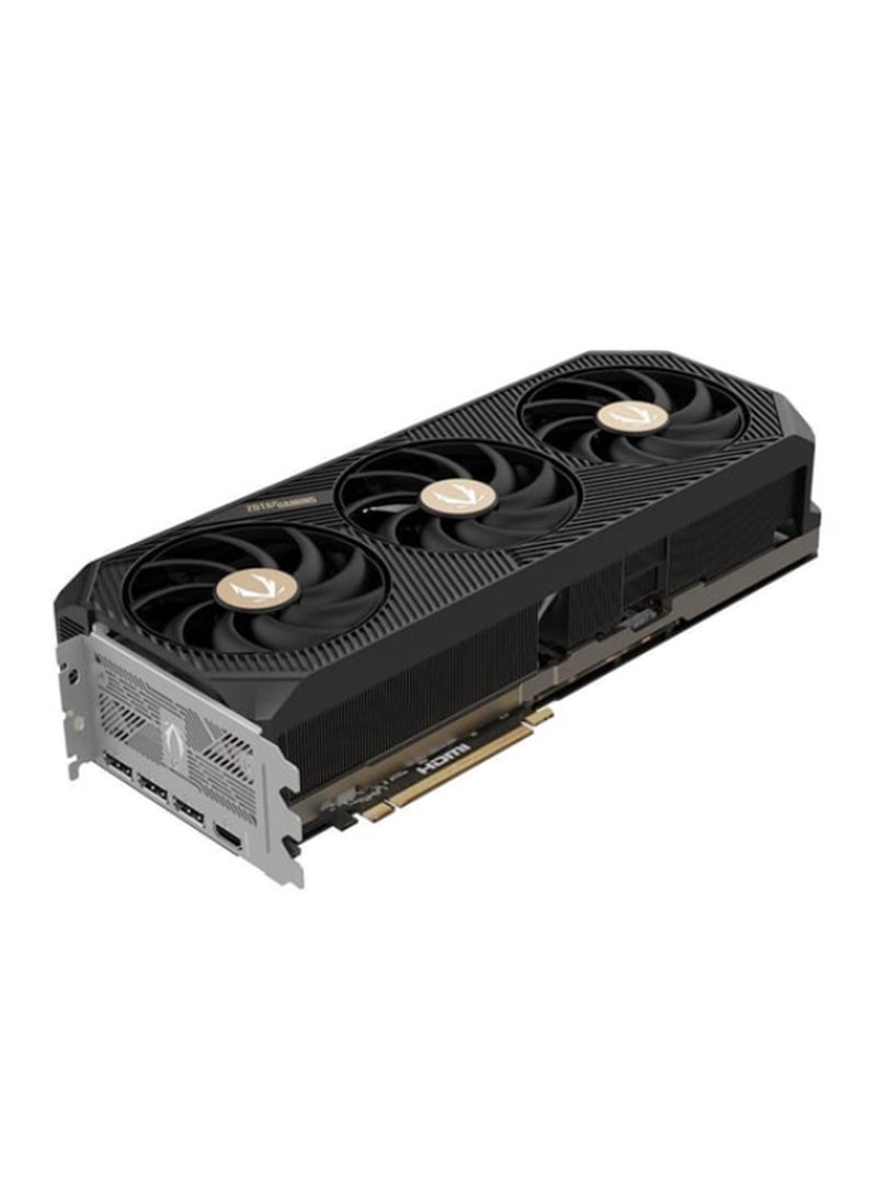 GAMING GeForce RTX 5090 Graphics Card, 32GB GDDR7, 21,760 CUDA Cores, 2422 MHz, 512-bit Memory Bus, DLSS 4, IceStorm 3.0 Cooling, 4K 480Hz / 8K 165Hz, 575W Power Consumption, PCIe 5.0, SPECTRA 2.0 RGB, Dual BIOS, 1000W PSU Required, Quad Display, HDMI 2.1b, DisplayPort 2.1b | ZT-B50900J-10P Black