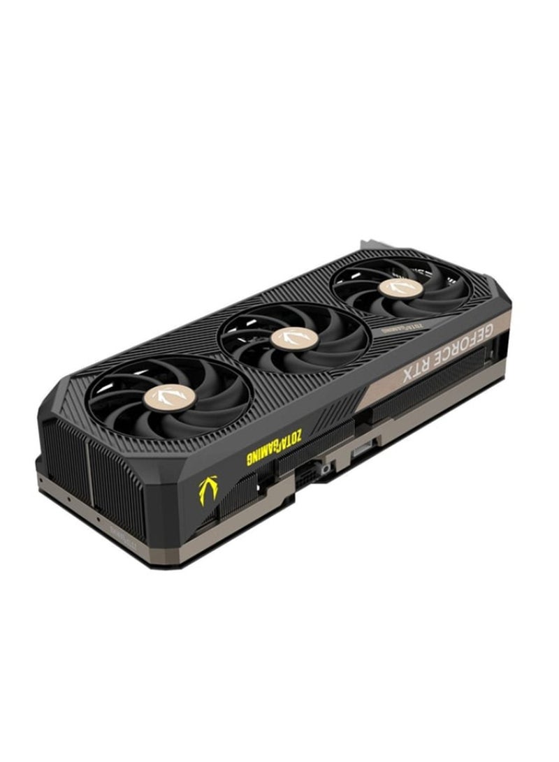 زوتاك - GAMING GeForce RTX 5080 Graphics Card, 16GB GDDR7, 10,752 CUDA Cores, 2617 MHz Engine Clock, 30 Gbps Memory, PCIe 5.0, IceStorm 3.0 Cooling, 3x DisplayPort 2.1b, 1x HDMI 2.1b, 4K/8K Support, Quad Display, DirectX 12 Ultimate, 360W Power Consumption, 850W PSU Recommended, with SPECTRA 2.0 RGB & GPU Support Stand | ZT-B50800D-10P Black - Image 1