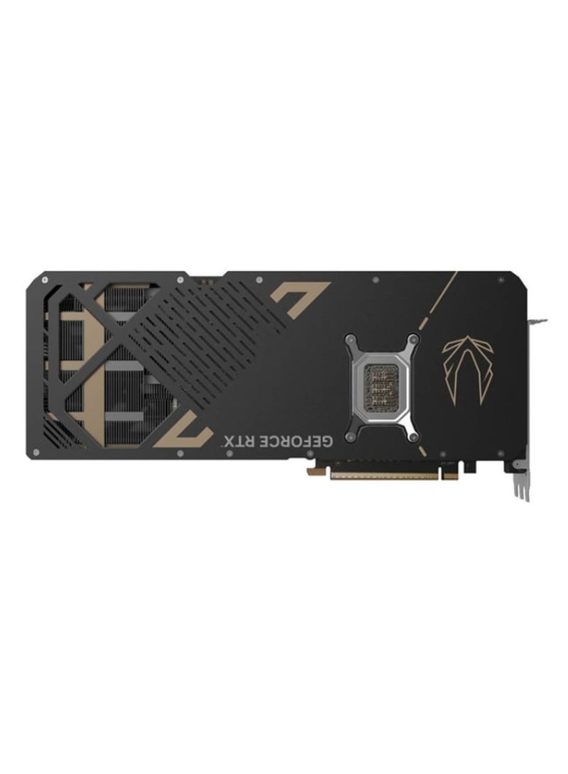 زوتاك GAMING GeForce RTX 5080 SOLID OC Graphics Card, 16GB GDDR7, 10752 CUDA Cores, 2640 MHz Engine Clock, IceStorm 3.0 Cooling, PCIe 5.0 x16, 3x DisplayPort 2.1b, 1x HDMI 2.1, 850W PSU Recommended, 360W Power Consumption, Quad Display Support, DirectX 12 Ultimate | ZT-B50800J-10P Black  - Image 4