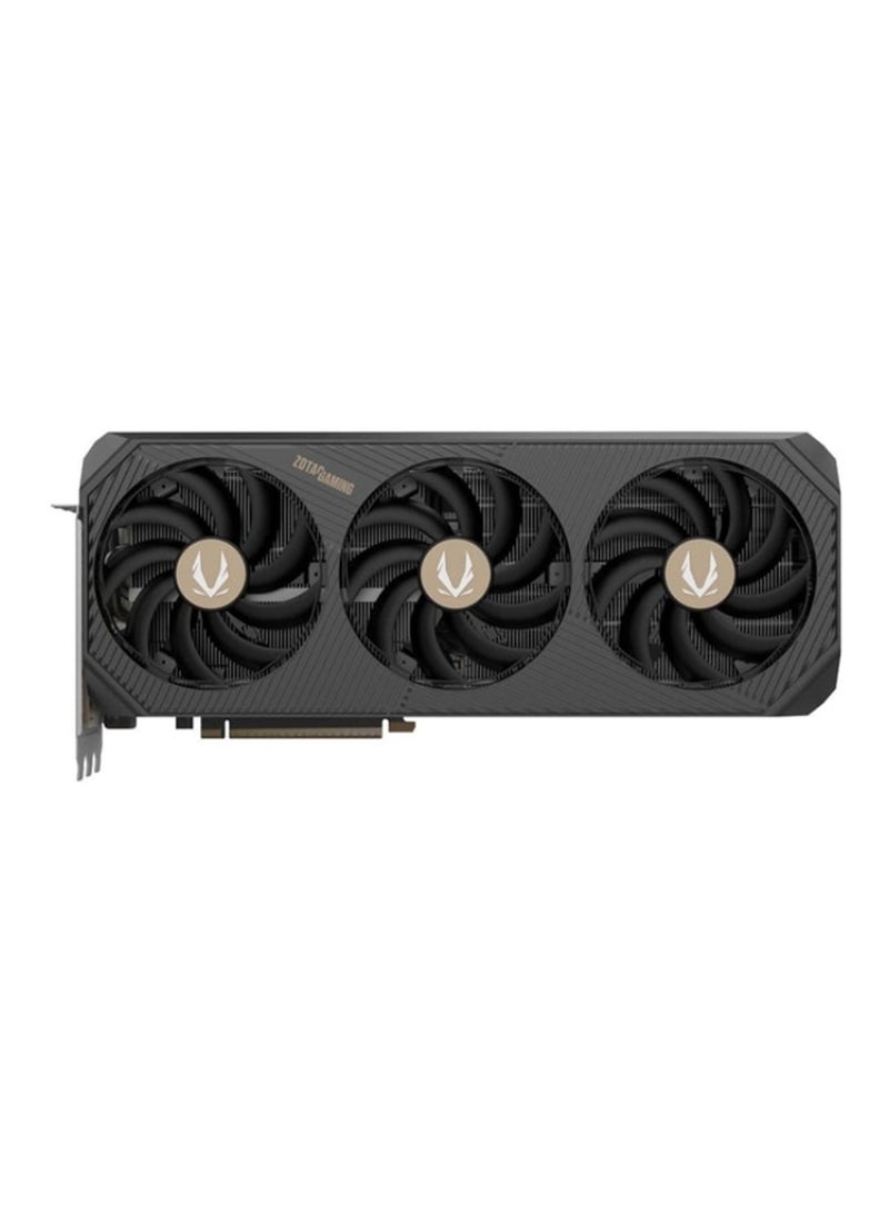 زوتاك GAMING GeForce RTX 5080 SOLID OC Graphics Card, 16GB GDDR7, 10752 CUDA Cores, 2640 MHz Engine Clock, IceStorm 3.0 Cooling, PCIe 5.0 x16, 3x DisplayPort 2.1b, 1x HDMI 2.1, 850W PSU Recommended, 360W Power Consumption, Quad Display Support, DirectX 12 Ultimate | ZT-B50800J-10P Black  - Image 2
