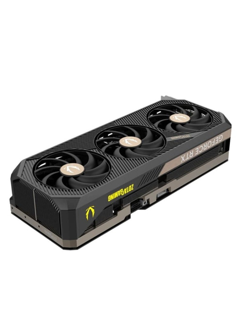 زوتاك GAMING GeForce RTX 5080 SOLID OC Graphics Card, 16GB GDDR7, 10752 CUDA Cores, 2640 MHz Engine Clock, IceStorm 3.0 Cooling, PCIe 5.0 x16, 3x DisplayPort 2.1b, 1x HDMI 2.1, 850W PSU Recommended, 360W Power Consumption, Quad Display Support, DirectX 12 Ultimate | ZT-B50800J-10P Black  - Image 5