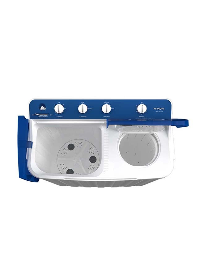 HITACHI Twin Tub Washing Machine - 10.5 kg LTTH0JWTPFB Blue  - Image 4