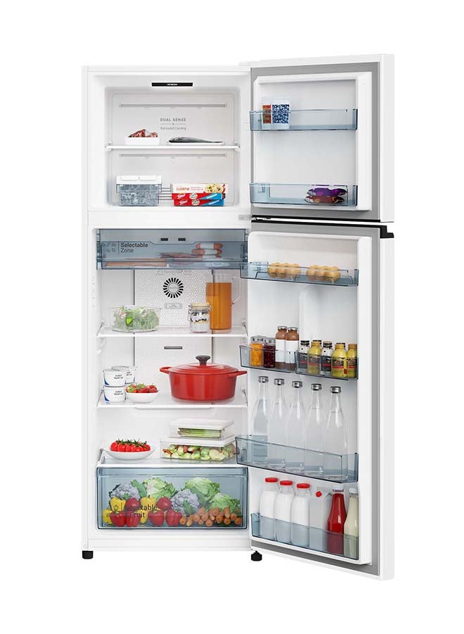 HITACHI Double door refrigerator 14.4 CU , 409 L HRTN6443SPWHSA White  - Image 3