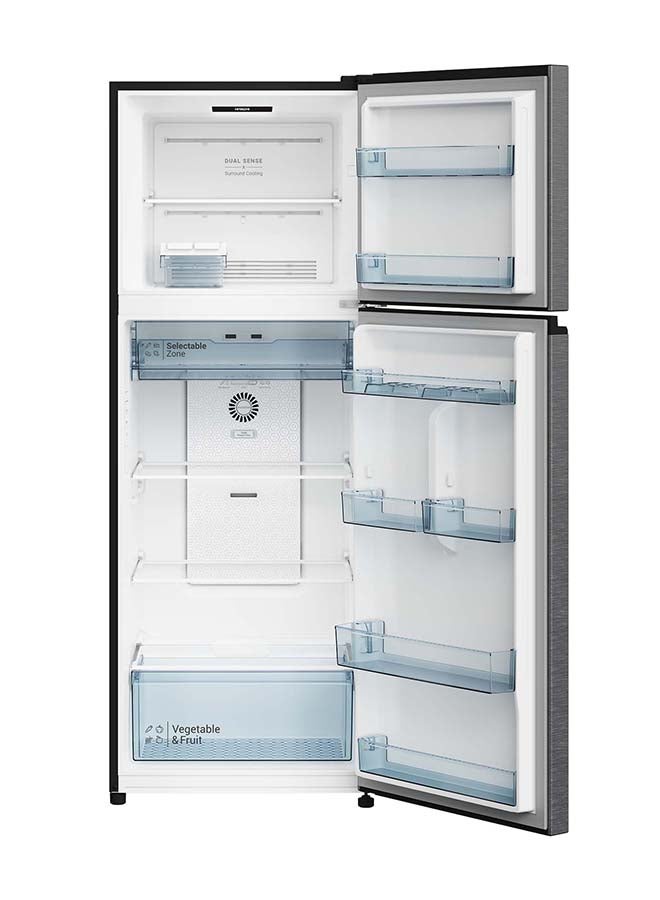 HITACHI Double door refrigerator 14.4 CU , HRTN6443SXSA Steel  - Image 4
