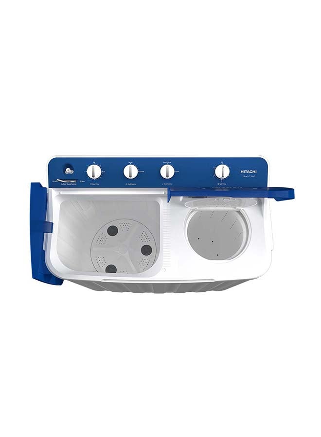 HITACHI Twin Tub Washing Machine - 12 kg LTT12JWTPFB Blue  - Image 4