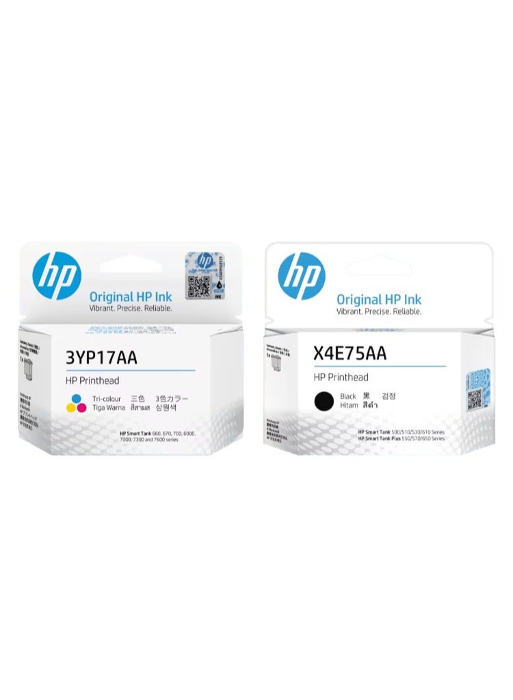 HP Printhead Black XE475A & Color 3YP17A for HP Smart Tank 720/725 / 750/790 / 795 Black&Color - Image 1