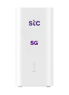 STC 5G CPE 5 Router - Latest Version of STC SuperSpeed WiFi 6 - Download Speed Up to 3600Mbps "Supports STC Network Only" H155-383 | White  - Image 1