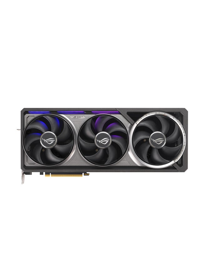 أسوس - ROG Astral RTX 5090 OC Edition 32GB GDDR7 Graphics Card, NVIDIA GeForce RTX 5090, PCIe 5.0, 21760 CUDA Cores, 28Gbps Memory Speed, 512-bit Memory Interface, 8K Resolution, 2x HDMI 2.1b, 3x DisplayPort 2.1b, ARGB AURA Sync, 1000W PSU Recommended, 3.8 Slot Design, Includes ROG Accessories & Speedsetup Manual Black - Image 1