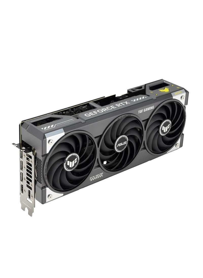 ASUS TUF RTX 5070 12GB GDDR7 Gaming Graphics Card - NVIDIA GeForce RTX 5070, 6144 CUDA Cores, 28Gbps Memory Speed, PCIe 5.0, 7680 x 4320 Resolution, 3x DisplayPort 2.1b, 2x HDMI 2.1b, 750W PSU Recommended, ARGB Aura Sync, 16-pin Power Connector, 3-Slot Design, Includes TUF Card Holder & Accessories Black  - Image 2