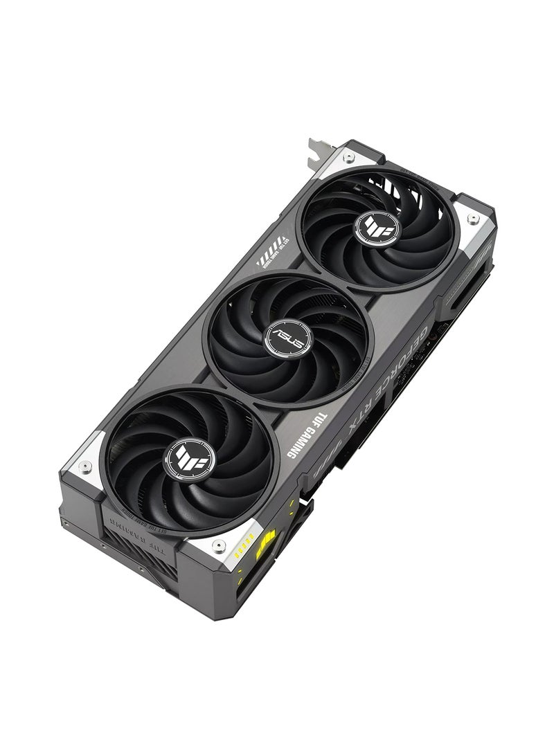 ASUS - TUF Gaming RTX 5070 OC Edition O12G - 12GB GDDR7, 6144 CUDA Cores, PCIe 5.0, DisplayPort 2.1b x3, HDMI 2.1b x2, 28Gbps Memory Speed, 4K/8K Support, ARGB, 750W PSU Recommended, 3.125 Slot, TUF Series with AURA SYNC, 16-pin Power Connector, Includes Graphics Card Holder & Accessories Black - Image 1