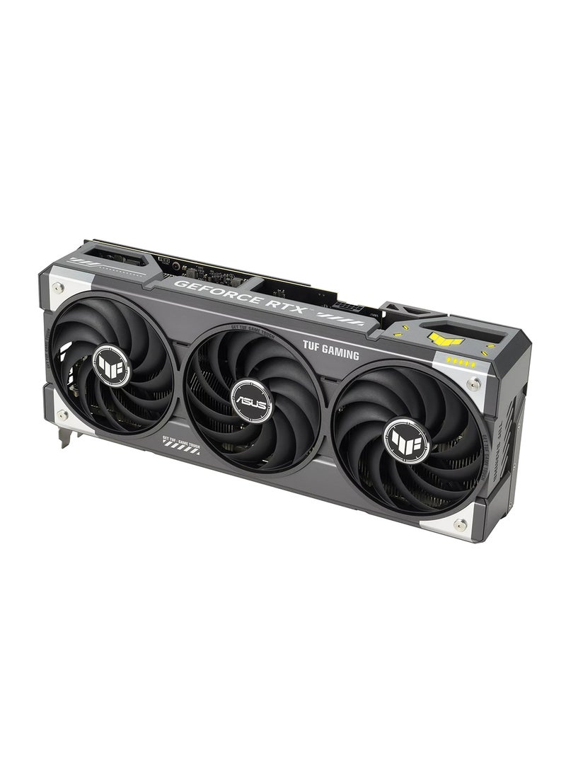 ASUS - TUF Gaming RTX 5070 OC Edition O12G - 12GB GDDR7, 6144 CUDA Cores, PCIe 5.0, DisplayPort 2.1b x3, HDMI 2.1b x2, 28Gbps Memory Speed, 4K/8K Support, ARGB, 750W PSU Recommended, 3.125 Slot, TUF Series with AURA SYNC, 16-pin Power Connector, Includes Graphics Card Holder & Accessories Black - Image 1
