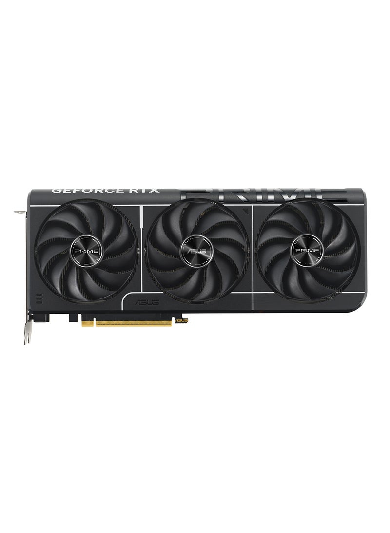 أسوس Prime GeForce RTX 5080 OC Edition 16GB GDDR7 Graphics Card, PCIe 5.0, 10752 CUDA Cores, 30Gbps Memory Speed, HDMI 2.1b, DisplayPort 2.1b, 4 Display Support, 850W PSU Recommended, 16-pin Power Connector, 2.5 Slot, 8K Resolution, Speedsetup Manual & Accessories Included Black - Image 4