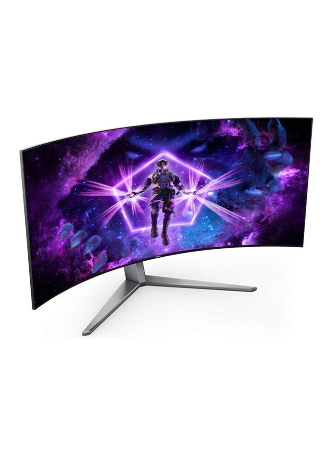 AOC Agon PRO AG456UCZD Curved Gaming Monitor, 45" OLED Display, WQHD Resolution, 240Hz Refresh Rate, 0.03ms (GtG) Response Time, G-Sync Compatible, Adaptive Sync Technology, AG456UCZD Black  - Image 2