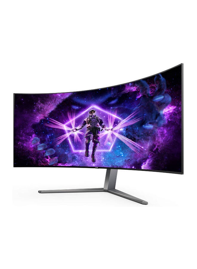 AOC Agon PRO AG456UCZD Curved Gaming Monitor, 45" OLED Display, WQHD Resolution, 240Hz Refresh Rate, 0.03ms (GtG) Response Time, G-Sync Compatible, Adaptive Sync Technology, AG456UCZD Black  - Image 3