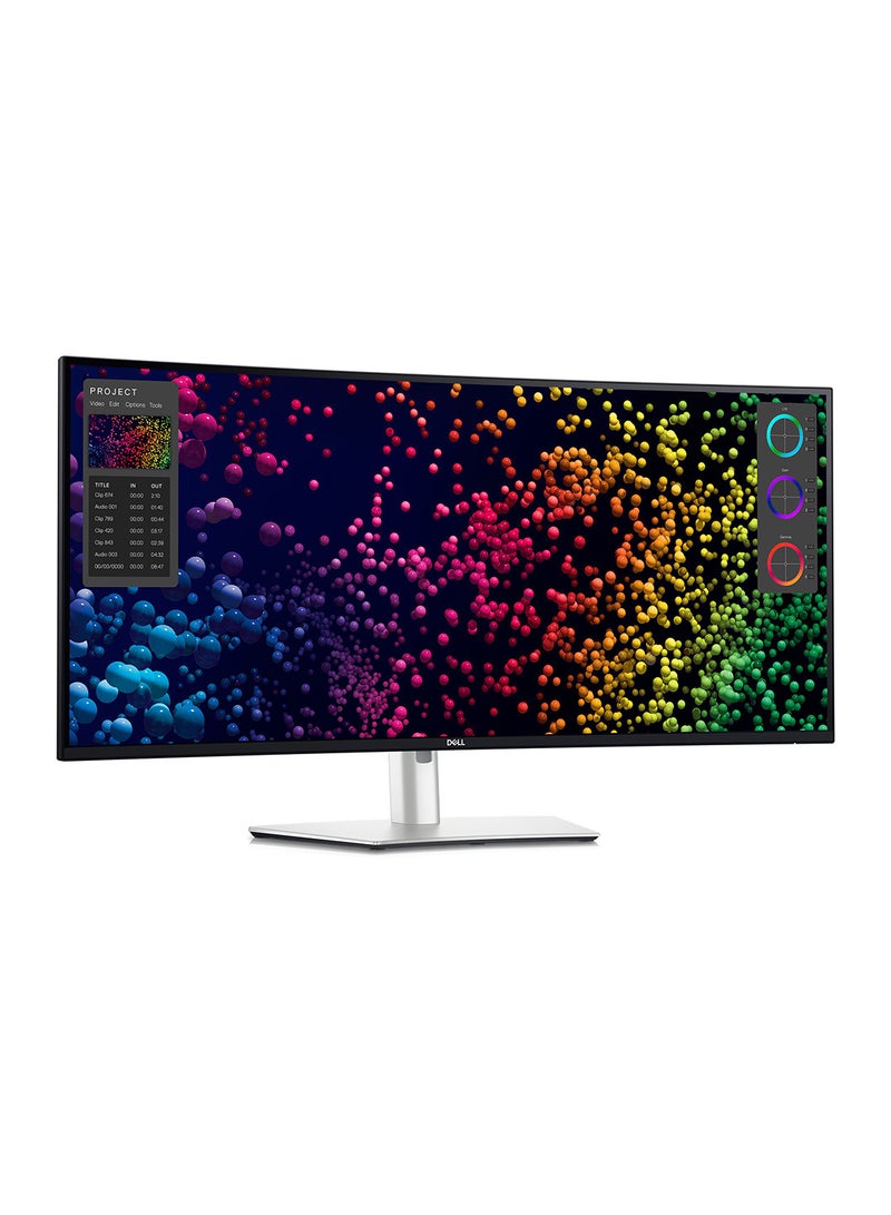 DELL - U4025QW UltraSharp 40 Curved Thunderbolt Hub Monitor, 39.7" 5K WUHD IPS Display, 120Hz Refresh Rate, 5ms (Fast) Response Time, 2500R Curvature, 1.07B Color Support, U4025QW White - Image 1