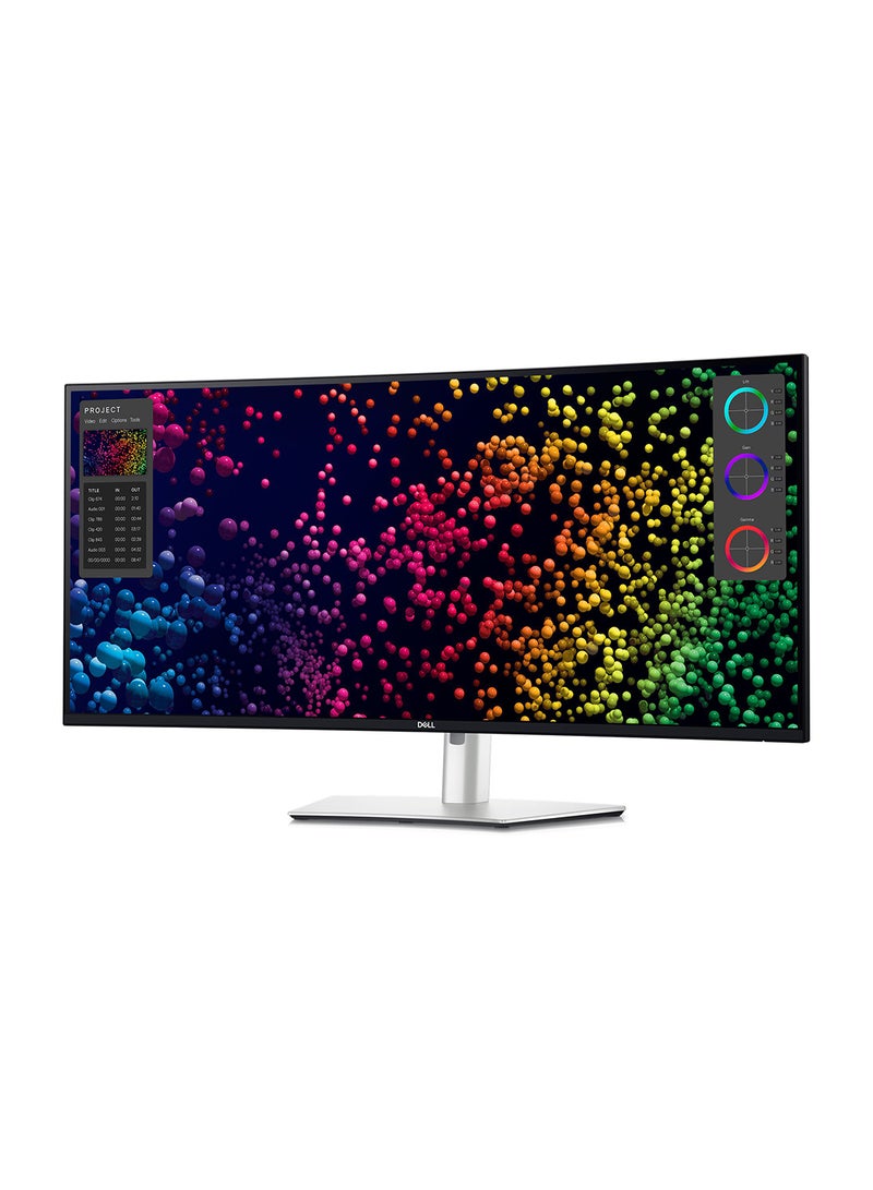 DELL - U4025QW UltraSharp 40 Curved Thunderbolt Hub Monitor, 39.7" 5K WUHD IPS Display, 120Hz Refresh Rate, 5ms (Fast) Response Time, 2500R Curvature, 1.07B Color Support, U4025QW White - Image 1