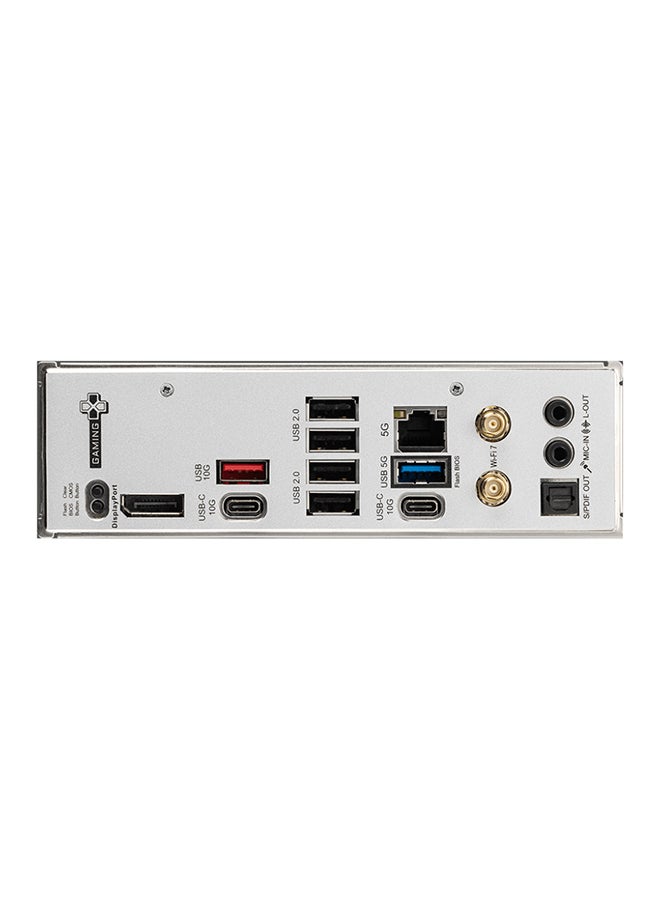 MSI - B850 GAMING PLUS Wi-Fi Motherboard, AMD B850 Chipset, AM5 Socket, Supports Ryzen™ 9000/8000/7000 Series CPUs, 4x DDR5 UDIMM Slots (Up to 256GB, 8200MHz OC), PCIe 5.0 x16, PCIe 4.0 x4, 3x M.2 Slots, 5G LAN, Wi-Fi 7, Bluetooth 5.4, 7.1-Channel Audio, USB 2.0/5Gbps/10Gbps, RGB LED, EZ Debug LED | 911-7E56-001 Black/White - Image 1