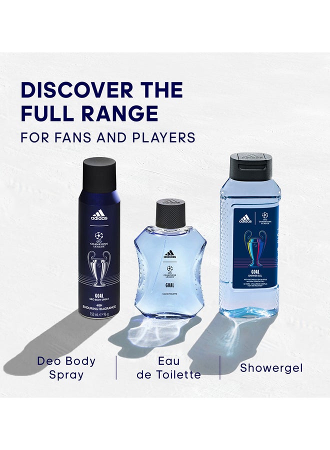 Adidas Uefa Goal Edition - Shower Gel 250ml  - Image 5