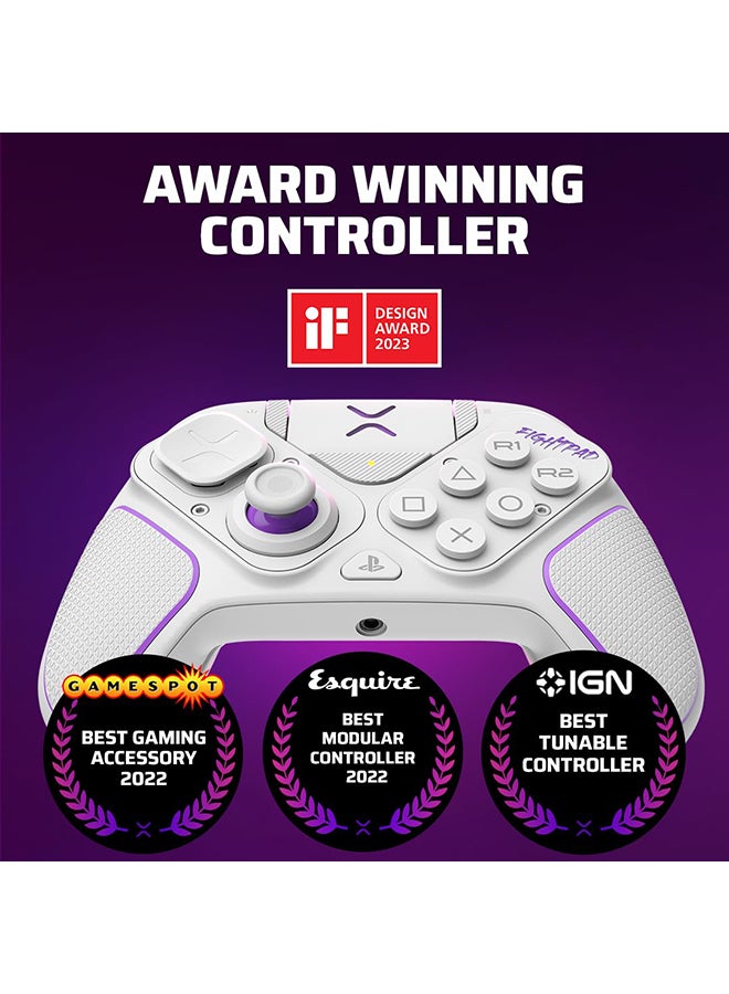 pdp - Victrix Pro BFG Wireless Controller for PS5, PS4, PC - White - Image 1