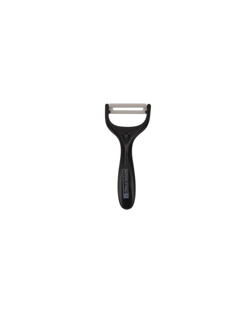 رويال فورد Royalford 3-Piece Kitchen Tools Set- RF12004| Includes 8" Chef Knife, 3.5" Paring Knife and Y-peeler Black  - Image 3
