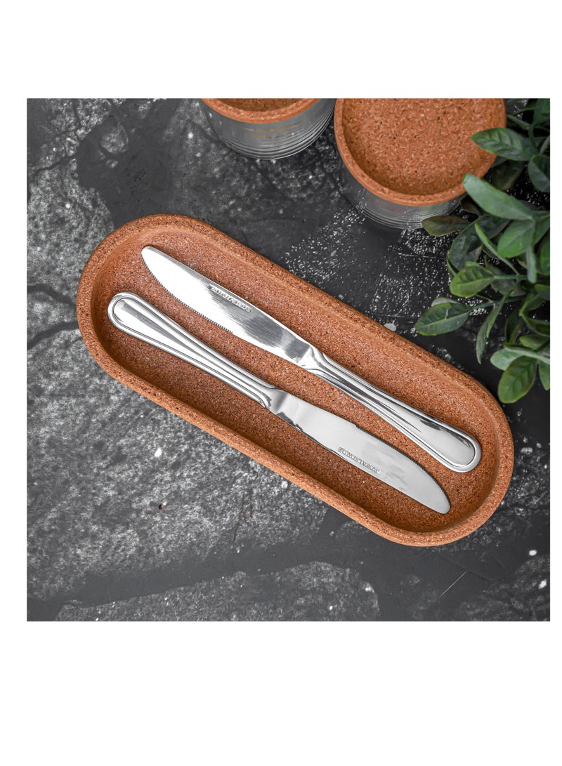 Royalford - Royalford 2-piece Stainless Steel Table Knife- RF12549/ Stylish and Light-Weight Silver - Image 1