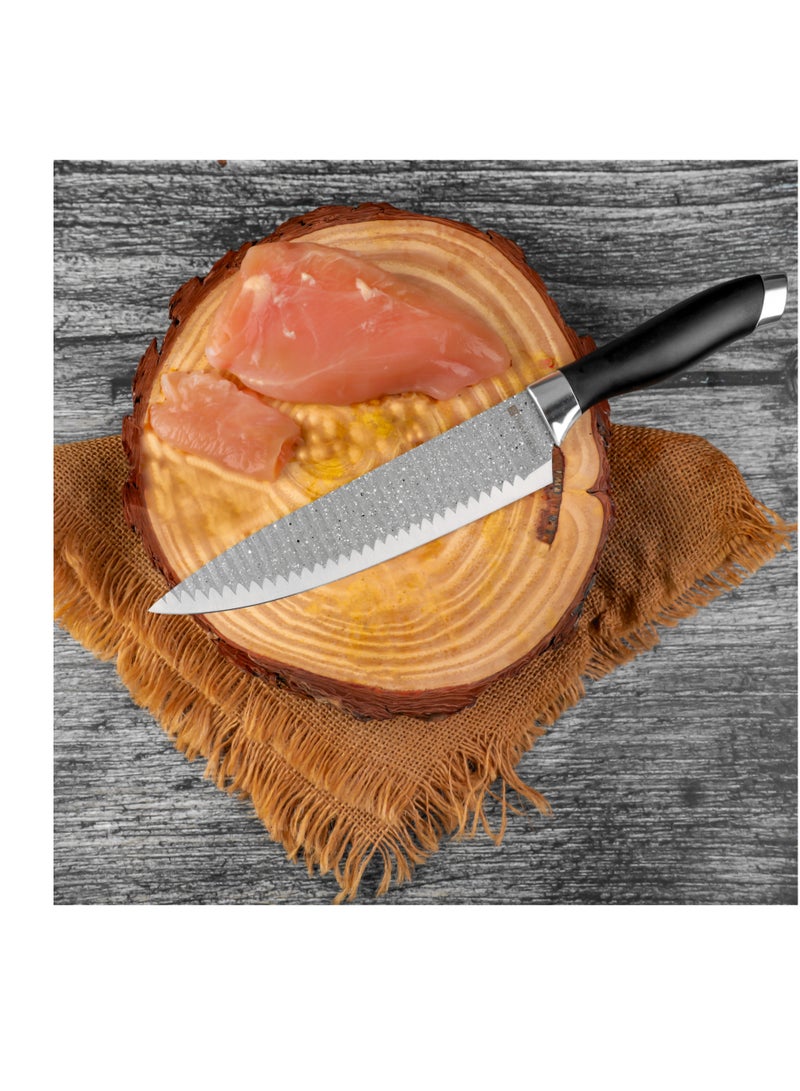Royalford 8" Chef Knife- RF12010| With Extra-Sharp Stainless Steel Blades