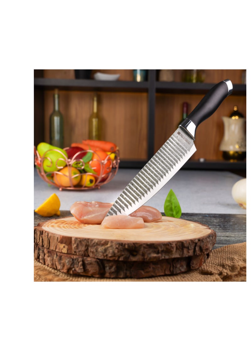Royalford 8" Chef Knife- RF12010| With Extra-Sharp Stainless Steel Blades