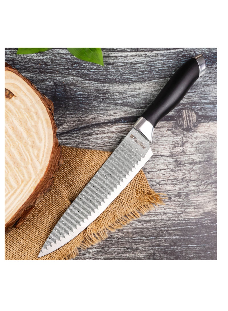 Royalford 8" Chef Knife- RF12010| With Extra-Sharp Stainless Steel Blades