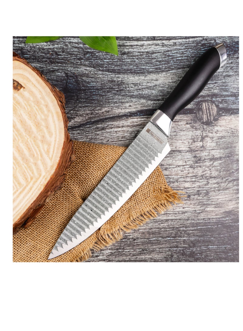 Royalford 8" Chef Knife- RF12010| With Extra-Sharp Stainless Steel Blades