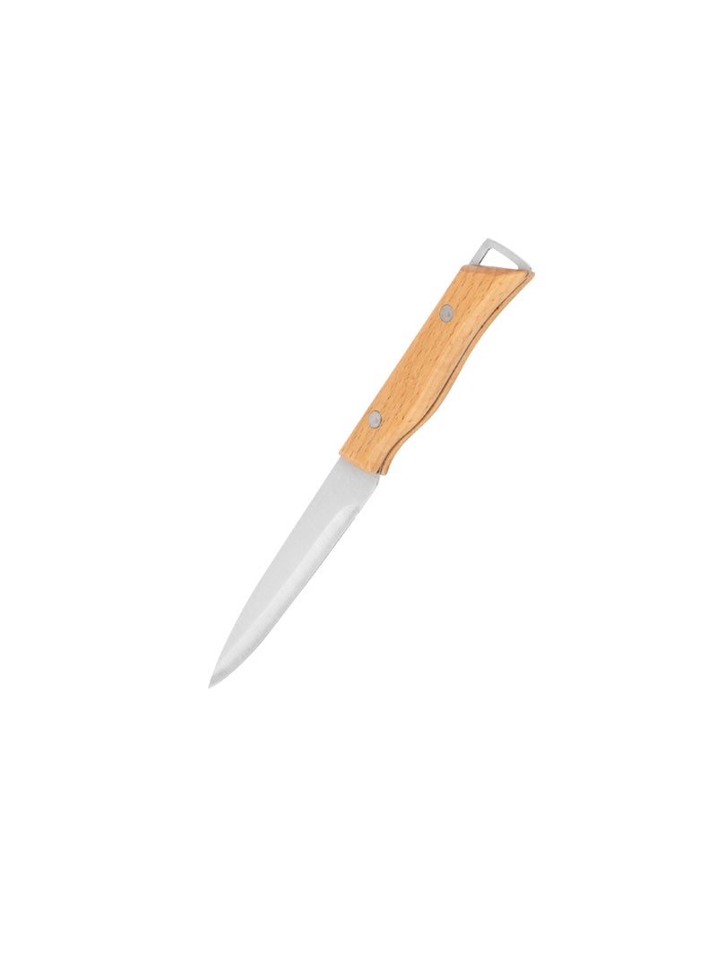Royalford Royalford 5" Utility Knife- RF12095| With Extra-Sharp Stainless Steel Blades and Wooden Handle  - Image 4