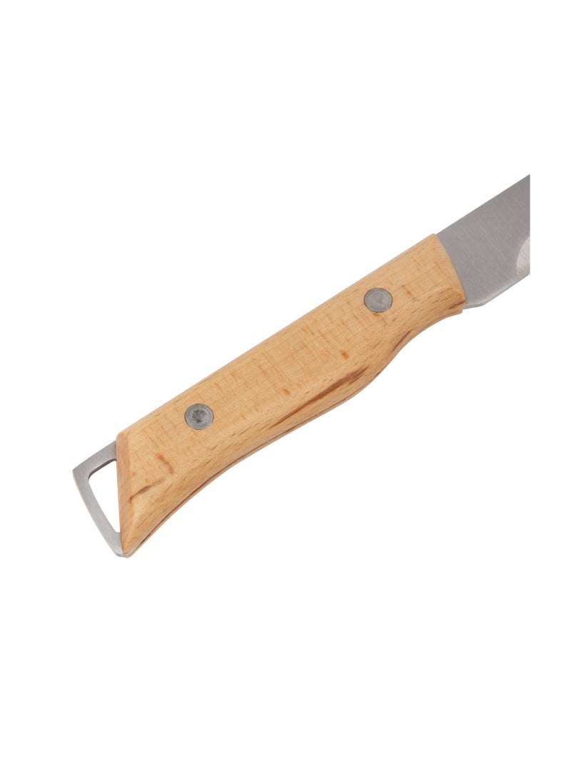 Royalford Royalford 5" Utility Knife- RF12095| With Extra-Sharp Stainless Steel Blades and Wooden Handle  - Image 2