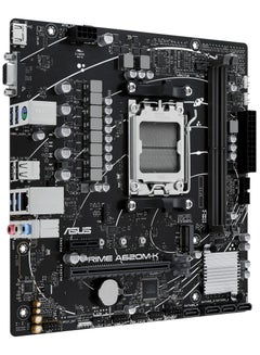 ASUS PRIME A620 micro-ATX motherboard AMD , DDR5, PCIe 4.0 Graphics card and PCIe 4.0 M.2 support, HDMI™, VGA, USB 3.2 Gen 1 Type-A, SATA 6 Gbps, Two-Way AI Noise Cancelation, Aura Sync  - Image 5