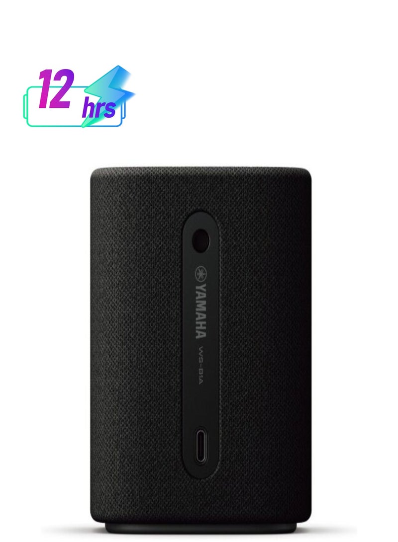 YAMAHA WS-B1A Portable Bluetooth Speaker - BLACK - Image 1