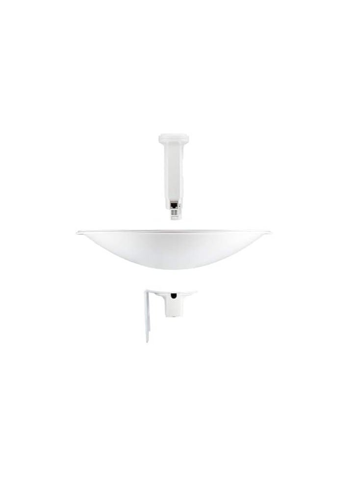 UBIQUITI - Networks Power Beam High-Performance Airmax with 25dBi Plate-Type Antenna, 802.11A/N, 5.1-5.8GHz - PBE-M5-400 | White - Image 1