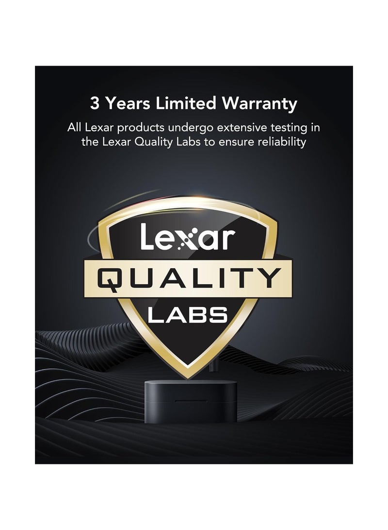 Lexar - NM610PRO SSD, M.2 2280 PCIe Gen3x4 NVMe 1.4 SSD 1TB Internal, Up to 3300MB/s Reading, 2600MB/s Write, 3D NAND Flash Drives for Notebook, Desktop, PC 1 TB - Image 1