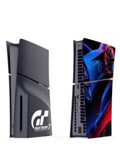 سوني Playstation 5 Slim Disc Console with  Gran Turismo 7 Faceplate + Gran Turismo 7 Game CD  - Image 2