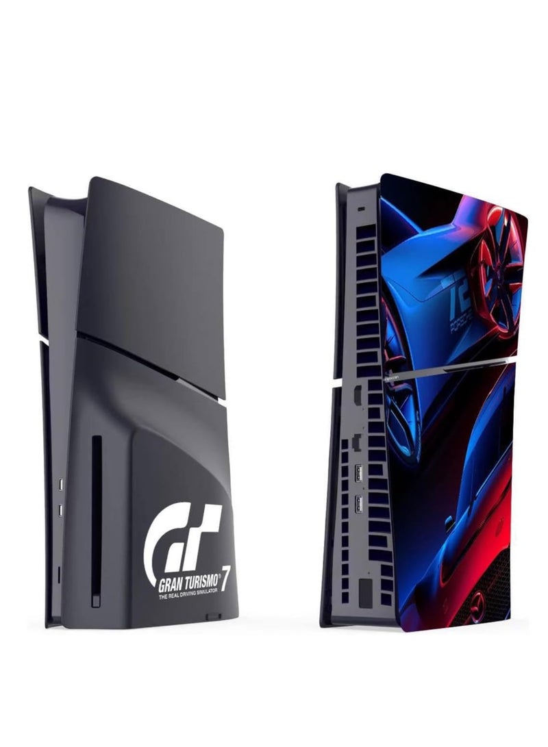 Sony Playstation 5 Slim Disc Console with  Gran Turismo 7 Faceplate + Gran Turismo 7 Game CD  - Image 2