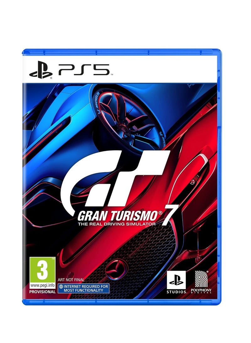 Sony Playstation 5 Slim Disc Console with  Gran Turismo 7 Faceplate + Gran Turismo 7 Game CD  - Image 3