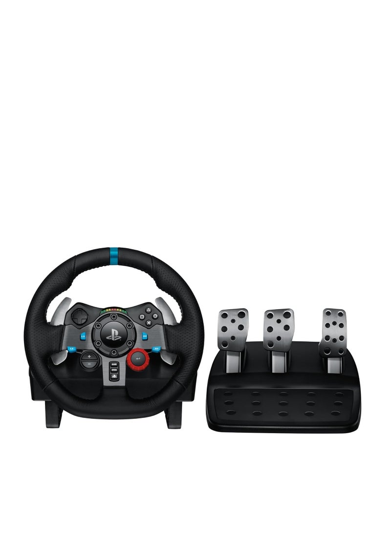 Logitech - Logitech G29 Driving Force Racing Wheel & Pedals + Gran Turismo 7 (PS5) Bundle - Image 1