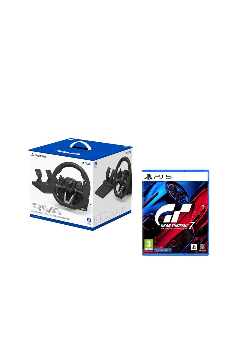 HORI - Hori RacingWheel Apex For Playstation5+Gran Turismo 7 - Image 1