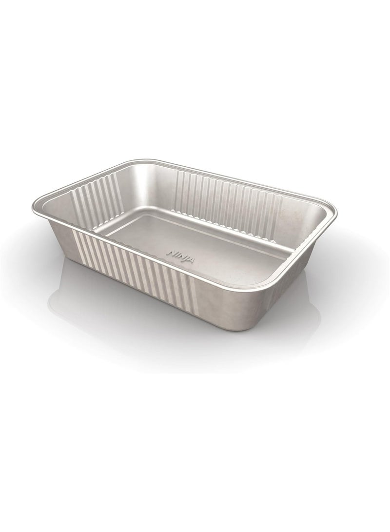 Ninja Ninja Woodfire XL Large Grease Tray Liners, Pack of 10, Disposable Foil Grease Catch Liners, Compatible with Ninja Woodfire XL BBQ Grill,  XSKOGXLGTLNEU  - Image 1