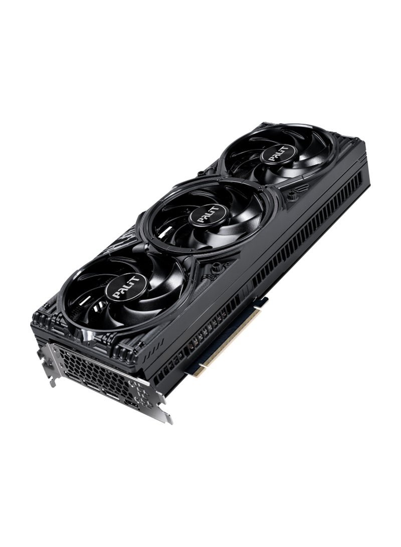بالت GeForce RTX™ 5080 GamingPro 16GB GDDR7 Graphics Card, 10752 CUDA Cores, 2617 MHz Boost Clock, PCI-E 5.0, Dual BIOS, ARGB Sync, Advanced Cooling with TurboFan 4.0 & Composite Heat Pipes, 4K/8K Support, AV1 Encode/Decode, NVIDIA DLSS 4, Ray Tracing, G-SYNC, VR Ready Black - Image 4