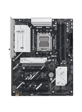 Prime B840-PLUS Wi-Fi ATX Motherboard, AMD B840 Chipset, AM5 Socket, 4 x DDR5 DIMM Slots (Up to 192GB), 4 x M.2 Slots, 2 x PCIe 4.0 x16, 2.5Gb Ethernet, Wi-Fi 6E, Bluetooth 5.3, 1 x HDMI, 1 x DisplayPort, USB 10Gbps Type-C, EZ PC DIY, Pre-Mounted I/O Shield, Aura Sync RGB | 90MB1IZ0-M0EAY0 Black - pnsku/N70148010V/45/_/1738574007/f355fd14-44d5-4a46-9ca3-a9c844578712