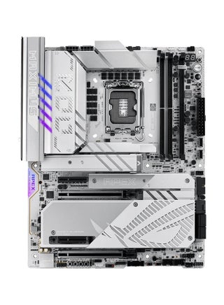 ROG Maximus Z890 Apex LGA 1851 ATX Motherboard, Intel Z890 Chipset, 2x DDR5 DIMM Slots, Up to 96GB Max Memory, Wi-Fi 7 & BT 5.4, 2x PCIe 5.0 x16 Slots, 6x M.2 Slots, White | 90MB1IP0-M0EAY0 White - pnsku/N70148012V/45/_/1738574009/9c88e5a4-670b-440f-b6d9-989b107b7c87