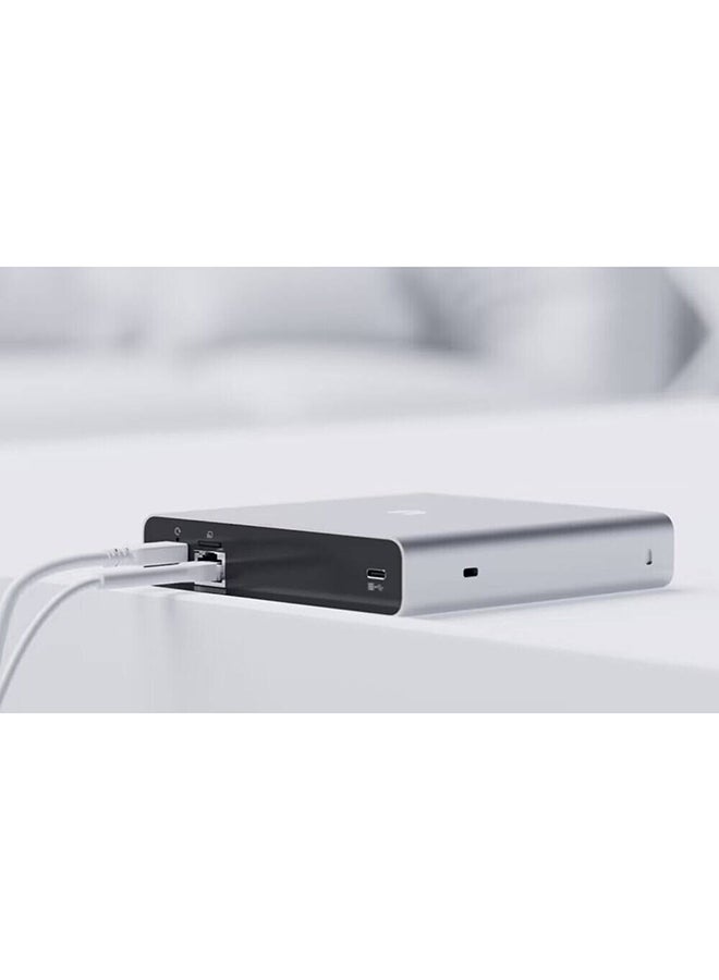 UBIQUITI Networks Cloud Key, Gen2, 1TB 2.5" SATA SSD, 802.3af PoE, Front Panel Display, Hybrid Cloud Technology, 2 USB-C Ports, MicroSD Card Slot, Gigabit Ethernet Poe+ Port, Silver | UCK-G2-SSD 1 TB  - Image 4