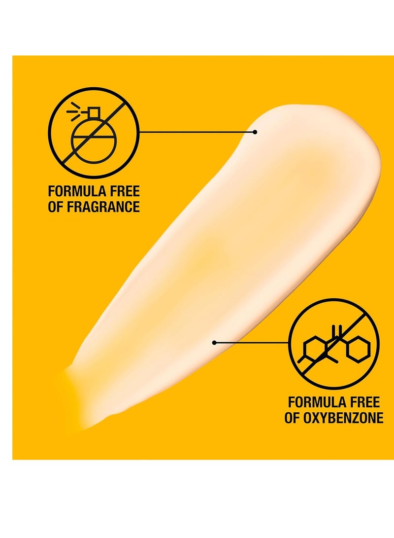 نيوتروجينا Neutrogena Invisible Daily Defense Face Sunscreen + Hydrating Serum with Broad Spectrum SPF 60 & Antioxidants to Help Skin Glow, Oil-Free, Fragrance Free 1.7 fl. ozFluid Ounce - Image 2