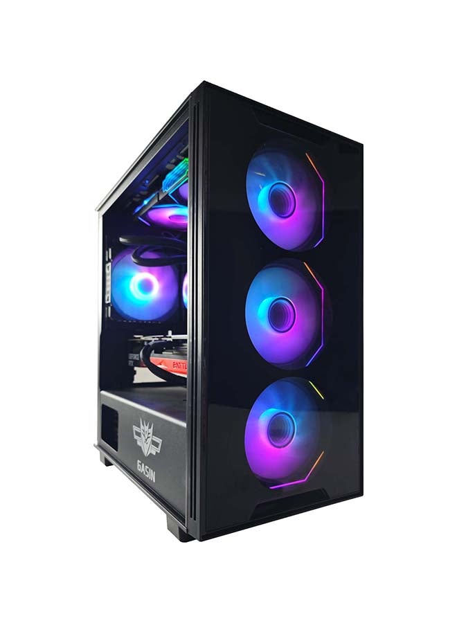 Gasin PC Gaming With Core i5-12400F Processor / 1TB SSD /16GB RAM DDR4 /Windows 11/8GB NVIDIA GeForce RTX 3050 Graphics / ARGB Fans + Controller Black - Image 1